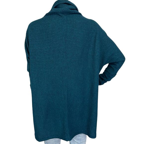 Free People We The Free Kitty Thermal Tunic Top Teal Deep Valley Size XS - Picture 9 of 14